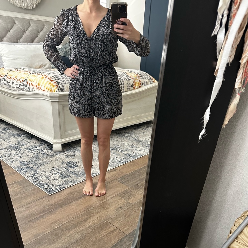 Long sleeve romper